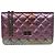 Wallet On Chain Chanel WOC Portafoglio pelle di capra arcobaleno