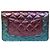 Wallet On Chain Chanel WOC Portafoglio pelle di capra arcobaleno - vista 13