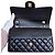 Chanel Classic Double Flap Medium Nero Pelle Agnello - vista 4