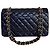 Chanel Classic Double Flap Medium Nero Pelle Agnello - vista 5