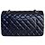 Chanel Classic Double Flap Medium Nero Pelle Agnello - vista 6