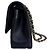 Chanel Classic Double Flap Medium Nero Pelle Agnello - vista 8