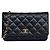 Wallet On Chain Chanel WOC Portafoglio con catena Pelle Caviar Nera