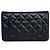 Wallet On Chain Chanel WOC Portafoglio con catena Pelle Caviar Nera - vista 12