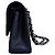 Chanel Classic Double Flap Small Caviar Nero Argento - vista 9
