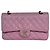 Borsa Chanel Classic Double Flap Medium Caviar Rosa Sakura