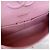 Borsa Chanel Classic Double Flap Medium Caviar Rosa Sakura - vista 13