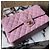 Borsa Chanel Classic Double Flap Medium Caviar Rosa Sakura - vista 3