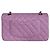 Borsa Chanel Classic Double Flap Medium Caviar Rosa Sakura - vista 8