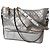 Borsa Chanel Gabrielle Hobo Large in Pelle Metallizzata Argento