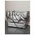 Borsa Chanel Gabrielle Hobo Large in Pelle Metallizzata Argento - vista 2