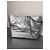 Borsa Chanel Gabrielle Hobo Large in Pelle Metallizzata Argento - vista 4