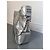 Borsa Chanel Gabrielle Hobo Large in Pelle Metallizzata Argento - vista 5
