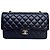 Borsa Chanel Classic Double Flap Medium Pelle Agnello Nera