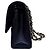 Borsa Chanel Classic Double Flap Medium Pelle Agnello Nera - vista 13