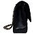 Borsa Chanel Classic Double Flap Medium Pelle d'Agnello Nera - vista 4