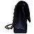 Chanel Classic Double Flap Medium Nero Pelle Agnello Oro - vista 2