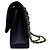 Chanel Classic Double Flap Medium Nero Pelle Agnello Oro - vista 5