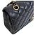 Chanel Classic Double Flap Medium Nero Pelle Agnello Oro - vista 8