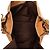 Borsa shopper Loewe in pelle marrone con logo e catena - vista 4