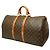 Louis Vuitton Monogram Keepall Bandoulière 55 Boston Bag - vista 3