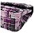 Borsa Chanel Classic Double Flap Medium Tweed Rosa/Viola/Nero/Bianco - vista 4