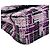 Borsa Chanel Classic Double Flap Medium Tweed Rosa/Viola/Nero/Bianco - vista 5