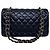 Chanel Classic Double Flap Medium Schwarz Lammleder - Ansicht 12