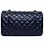Chanel Classic Double Flap Medium Schwarz Lammleder - Ansicht 13