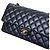 Chanel Classic Double Flap Medium Schwarz Lammleder - Ansicht 2