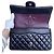 Chanel Classic Double Flap Medium Pelle Agnello Nero Argento - vista 6