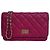 Chanel Wallet on Chain WOC Rosa Raspberry Caviar Goldfarbene Details