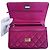 Chanel Wallet on Chain WOC Rosa Raspberry Caviar Goldfarbene Details - Ansicht 7