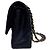Borsa Chanel Classic Double Flap Medium Pelle d'Agnello Nera - vista 3