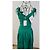 Zimmermann Tiggy Bow Midi Kleid Leinen Grün - Ansicht 3