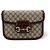 Gucci Horsebit 1955 GG Coated Canvas with Leather Small