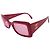 Gafas de sol rectangulares Chanel rojo cereza 05977