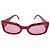 Gafas de sol rectangulares Chanel rojo cereza 05977 - vista 2