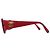Gafas de sol rectangulares Chanel rojo cereza 05977 - vista 3