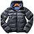 Herno Reversible Packable Hooded Down Jacket - Black/Navy - view 3