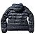 Herno Reversible Packable Hooded Down Jacket - Black/Navy - view 7