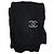 Chanel sciarpa con logo CC in lana nera