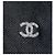 Chanel sciarpa con logo CC in lana nera - vista 3