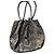Michael Kors Beuteltasche aus Leder in irisierendem Python-Effekt mit MK-Pompon-Anhänger