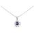 Autre Marque Collana in Pt900 Pt850 Zaffiro e Diamante