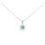 Autre Marque Collana in Smeraldo e Diamanti Pt900 Pt850