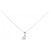 Autre Marque Collana fiori in oro bianco Au750 e diamanti