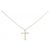 Autre Marque Collana Croce Diamanti Au750