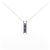 Autre Marque Collana Au750 Zaffiro e Diamante