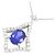 Autre Marque Collana in PT900 PT850 con Tanzanite e Diamanti - vista 3